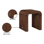 Toulon Oak Veneer End / Side Table in Brown