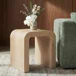 Toulon Oak Veneer End / Side Table in Natural