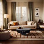 Treviso Marble Top And Mango Wood Base Coffee Table in Green