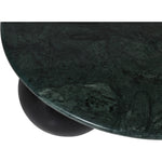 Treviso Marble Top And Mango Wood Base Coffee Table in Green