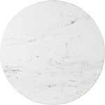 Treviso Marble Top And Mango Wood Base Coffee Table in White