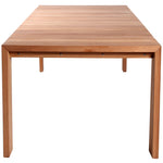 Tulum 108.5" Teak Wood Outdoor Patio Dining Table in Natural