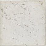 Valen Marble And Iron Coffee Table in White