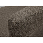 Athena Boucle Fabric Upholstered Accent / Dining Chair in Brown