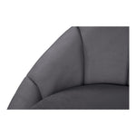 Shelly Velvet Upholstered Chaise Lounge in Grey