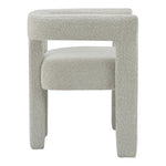 Athena Boucle Fabric Upholstered Accent / Dining Chair in Cream