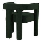 Athena Boucle Fabric Upholstered Accent / Dining Chair in Green