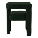 Athena Boucle Fabric Upholstered Accent / Dining Chair in Green