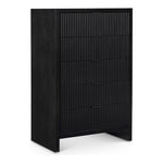 Fairfax Solid Wood And Oak Veneer Chest in Black