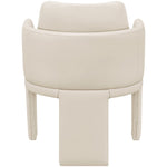 Vanda Vegan Leather Upholstered Dining Chair in Cream