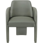 Vanda Vegan Leather Upholstered Dining Chair in Olive