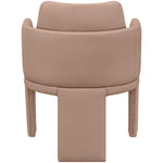 Vanda Vegan Leather Upholstered Dining Chair in Tan