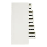 Fairfax Solid Wood And Oak Veneer Chest in Cream