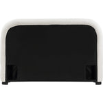 Vaughn Boucle Fabric Upholstered Queen Bed in Cream