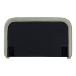 Vaughn Chenille Fabric Upholstered King Bed in Mint