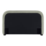 Vaughn Chenille Fabric Upholstered King Bed in Mint