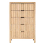 Fairfax Solid Wood And Oak Veneer Chest in Natural