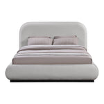 Vaughn Chenille Fabric Upholstered Queen Bed in Grey