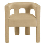 Athena Velvet Upholstered Dining Chair in Camel