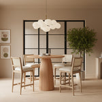 Venosa Concrete Indoor/Outdoor Counter Height Table in Natural