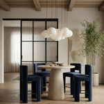 Venosa Concrete Indoor/Outdoor Counter Height Table in Travertine