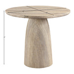 Venosa Concrete Indoor/Outdoor Counter Height Table in Travertine