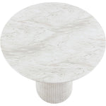 Venosa Concrete Indoor/Outdoor Counter Height Table in White