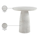 Venosa Concrete Indoor/Outdoor Counter Height Table in White
