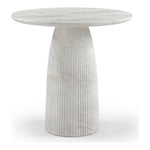 Venosa Concrete Indoor/Outdoor Counter Height Table in White