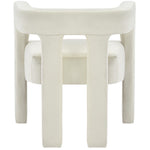 Athena Velvet Upholstered Dining Chair in Cream