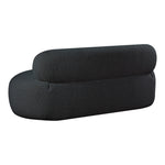 Venti 88.5" Boucle Fabric Upholstered Sofa in Black