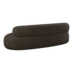 Venti 88.5" Boucle Fabric Upholstered Sofa in Brown