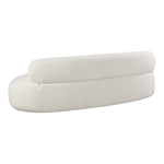 Venti 88.5" Boucle Fabric Upholstered Sofa in Cream