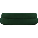 Venti 88.5" Boucle Fabric Upholstered Sofa in Green