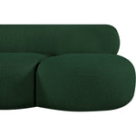 Venti 88.5" Boucle Fabric Upholstered Sofa in Green