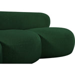 Venti 88.5" Boucle Fabric Upholstered Sofa in Green