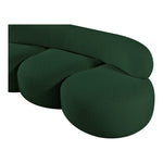 Venti 88.5" Boucle Fabric Upholstered Sofa in Green