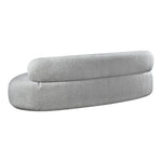 Venti 88.5" Boucle Fabric Upholstered Sofa in Grey