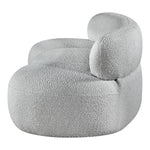 Venti 88.5" Boucle Fabric Upholstered Sofa in Grey