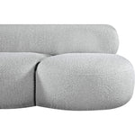 Venti 88.5" Boucle Fabric Upholstered Sofa in Grey