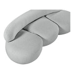 Venti 88.5" Boucle Fabric Upholstered Sofa in Grey