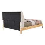 Ventura Fabric Upholstered King Bed in Cream