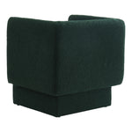 Vera Boucle Fabric Upholstered Accent Chair in Green