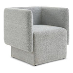 Vera Boucle Fabric Upholstered Accent Chair in Grey