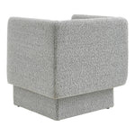 Vera Boucle Fabric Upholstered Accent Chair in Grey