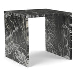 Vernazza Marble End / Side Table in Black