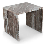 Vernazza Marble End / Side Table in Brown