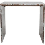 Vernazza Marble End / Side Table in Brown