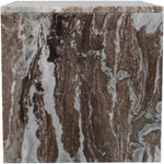 Vernazza Marble End / Side Table in Brown