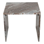 Vernazza Marble End / Side Table in Brown
